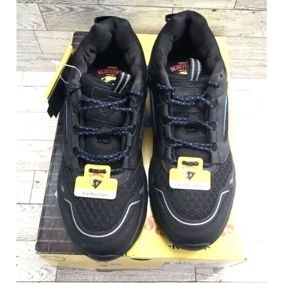 Women's Size: 8 . Leather Soft Toe Shoes . Oil & Slip Resistant . Work & Safety - Picture 5 of 11